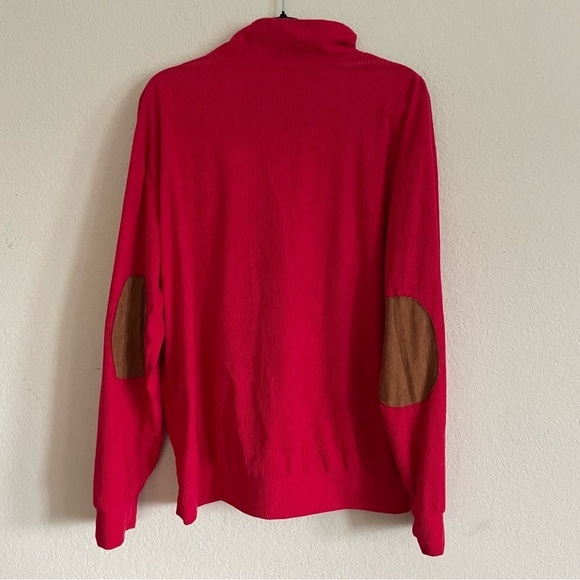 Christmas unbranded sweater size Large red festive lightweight patch holiday - Picture 3 of 6